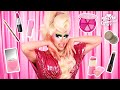 What made the kit trixies solid pink disco pride tour makeup kit