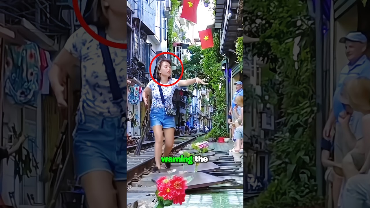 The Most Dangerous Street in Vietnam | Hanoi Train Street 