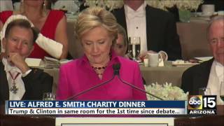 Famous Hillary Clinton tears into Rudy Giuliani - Alfred E. Smith dinner Net Worth
