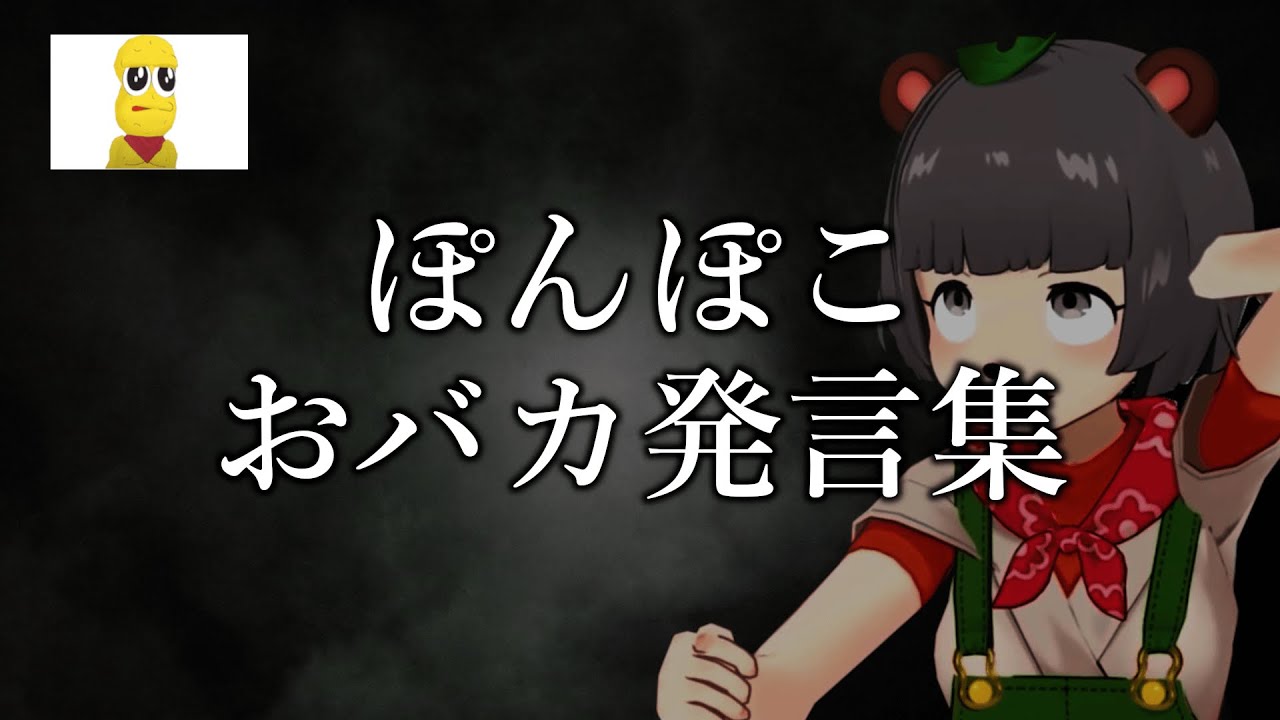 ぽんぽこのおバカな発言集【ぽこぴー切り抜き】