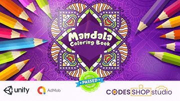 Mandala Coloring Book | Coloring  Game | Unity source code