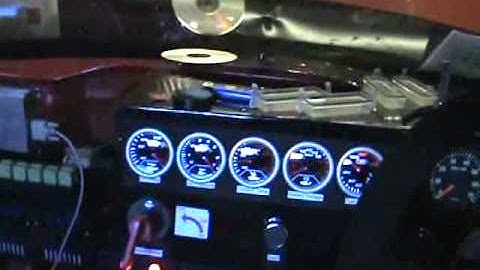 E36 track car with a Rover V8 3.5 litre engine running megasquirt