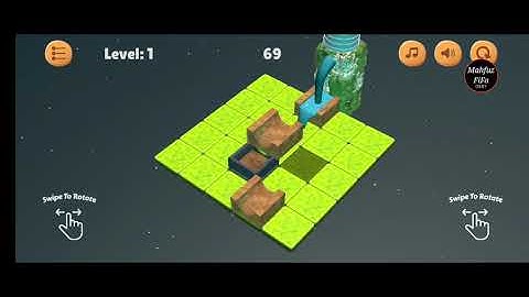 Water Games level 1 🎮🎮 water games : Save the Trees|| puzzle gameplay | walkthrough Android