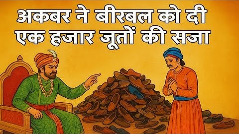 जब अकबर ने बीरबल को दी 1000 जूतों की सज़ा | Akbar Birbal Ki Kahani | Majedar Kahani in Hindi