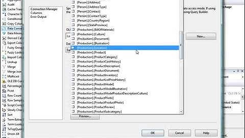 Creating Basic Package with SSIS