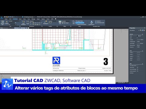 CAD Tutorial: How to Batch Edit Attribute Tag Values for Multiple Blocks in ZWCAD