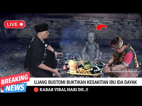 Merinding !! Dibuktikan Ujang Bustomi - Kesaktian Asli Ida Dayak Hingga Nampak Sosok ini.