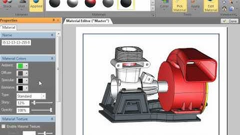 Edit Materials in Pages3D