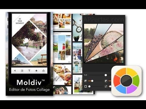 Moldiv Una Buena App Para Hacer Collages Fotograficos Youtube