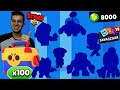 8000 TAŞ HARCADIM 19 KARAKTER ÇIKTI (2800 TL) !! BRAWL STARS