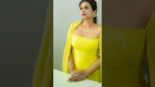 Shraddhadas Stunning Pictures In Yellow Outfit. Shraddhadas