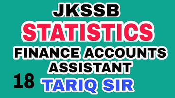 JKSSB STATISTICS (18) - INDEX NUMBER by TARIQ SIR