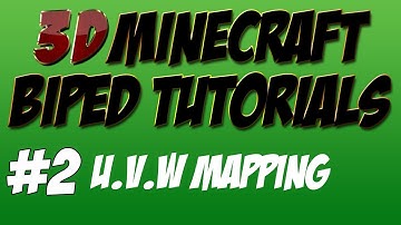 3D Minecraft Tutorial - Biped - UVW Mapping (Part 2)