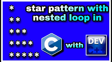 12. Star pattern printing on console with nested loops