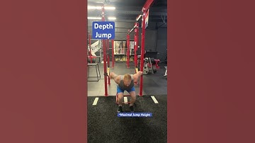 Depth Jump #plyometrics  #jumptraining #verticaljumptraining