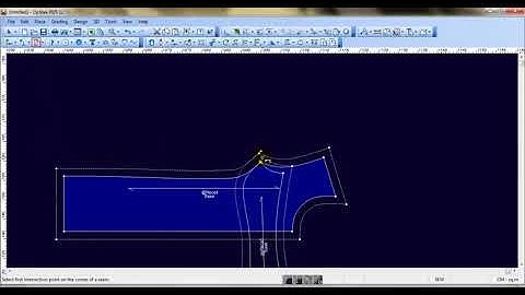 Optitex ND Match Seam and Replicate Seam tool, This tool allows us to place one piece over another t