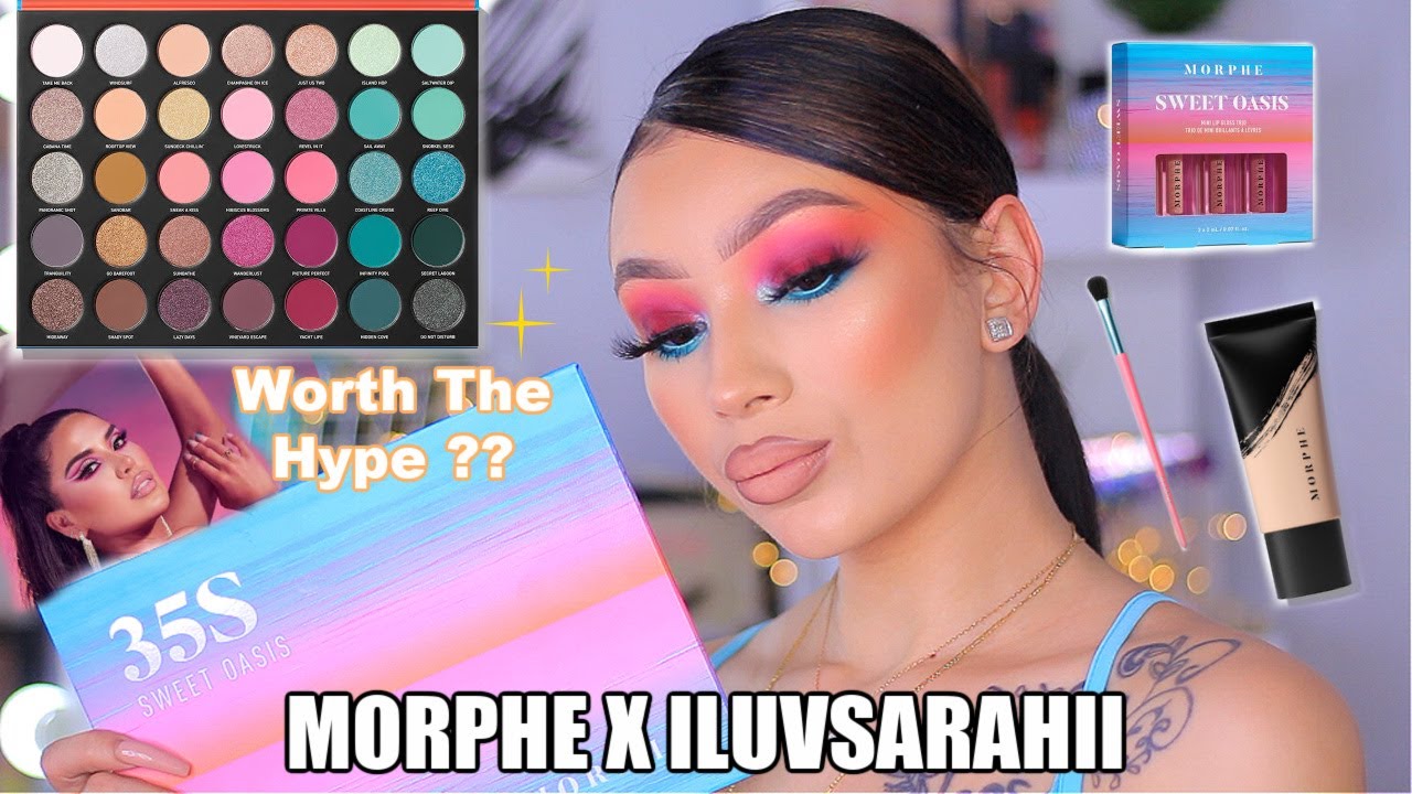 MORPHE 35S SWEET OASIS COLLECTION TUTORIAL MORPHE X ILUVSARAHII - YouTube.