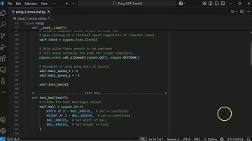 Part 3: PyGame Pong Tutorial