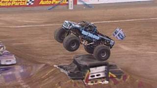 Monster Jam - Frank Krmel Debuts In Blue Thunder Monster Truck - Glendale