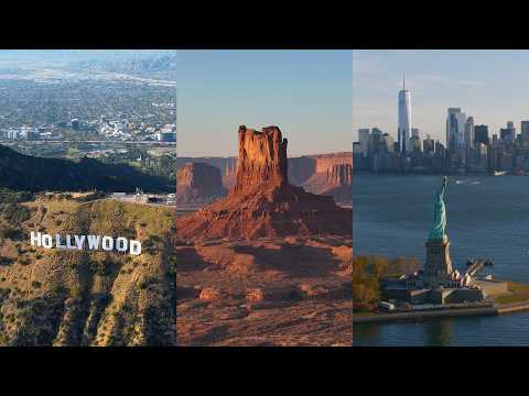 Flying Over The USA