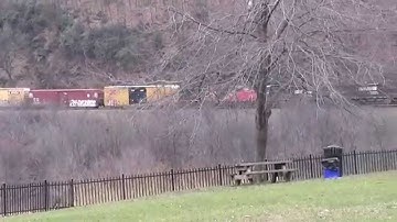Canadian National C40-8W On 16N at Horseshoe Curve, PA