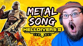 HELLDIVERS 2 METAL SONG || "We Are The Helldivers" Original by @jonathanymusic & @RichaadEB REACTION