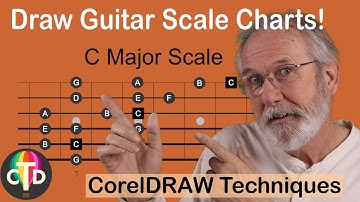 Create Guitar Scale Charts with CorelDRAW