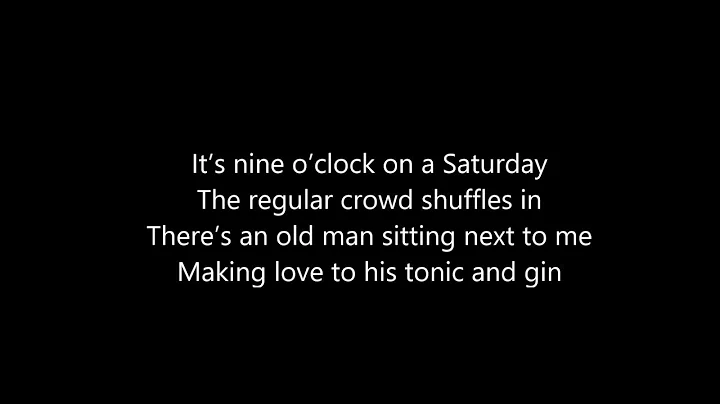 Billy Joel - Piano Man (Lyrics)