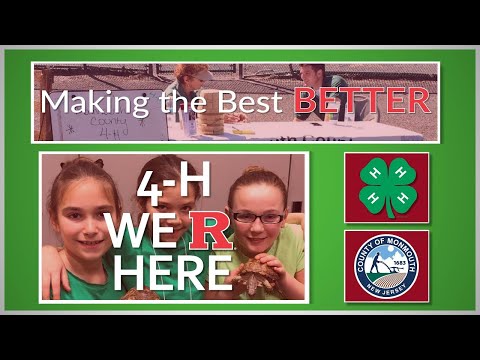 Monmouth County Cooperative Extension: We 'R' Here For You - 4-H