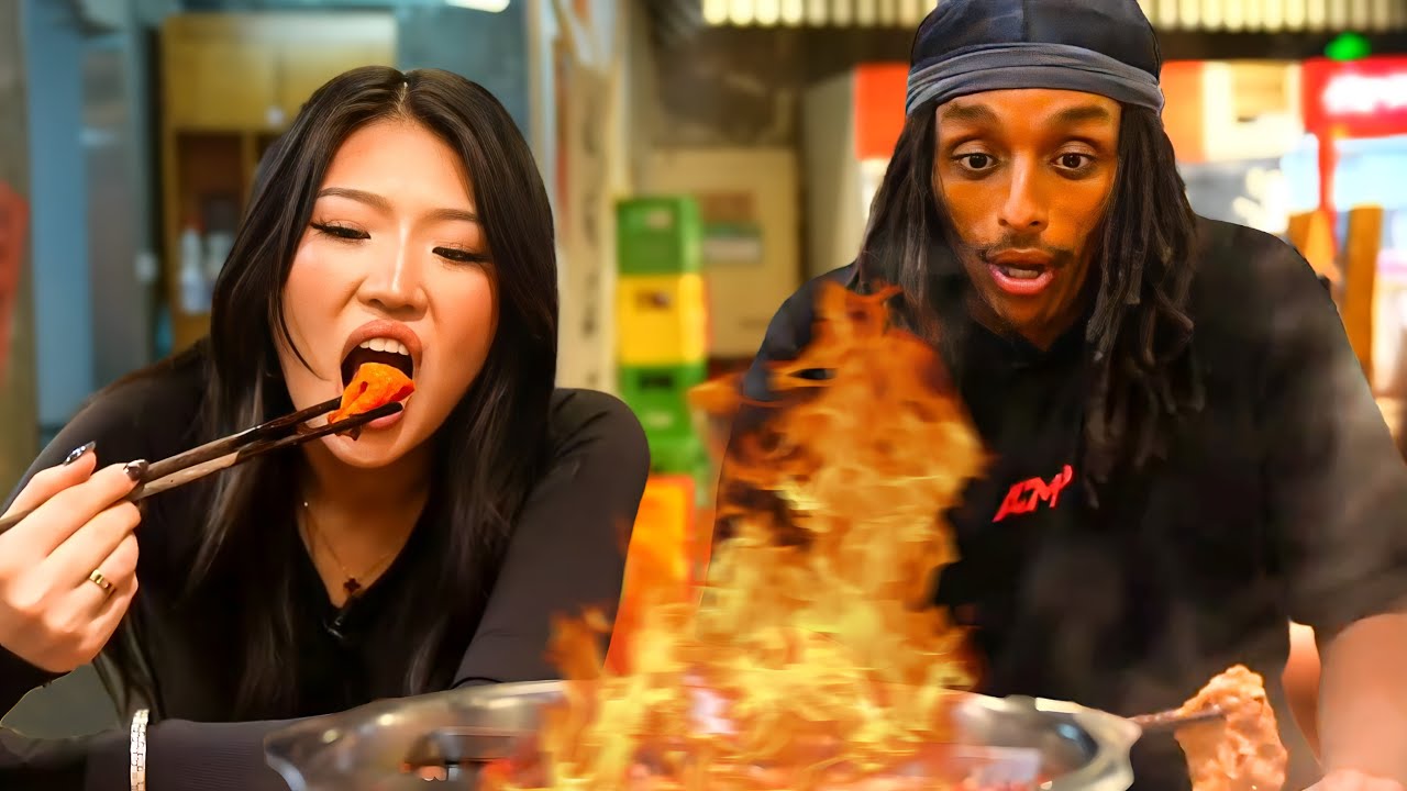 Нина Линь и Агент пробуют САМЫЙ ОСТРЫЙ Хого в Китае..
