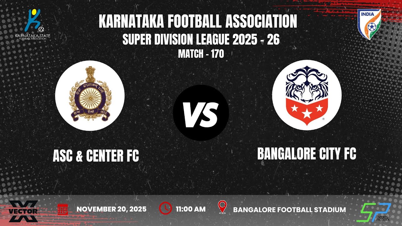 KSFA | SUPER DIVISION LEAGUE 2025 - 26 | R - 19 | ASC & CENTER FC VS ...