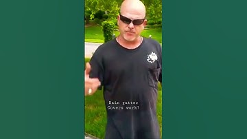 Truth about rain gutter covers 2022 😭 #youtubeshorts