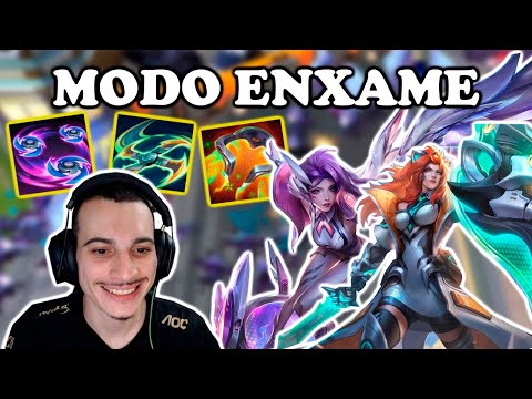 JOGANDO O NOVO MODO ENXAME - League of Legends