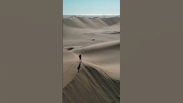 Lone Soul on the Dunes | Desert Drop Shot Cinematic