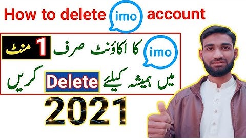 How to Delete - Deactivated permanently Imo account | Imo Account delete