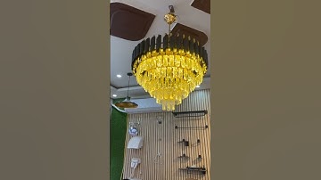 Black mamba Crystal Chandelier 😍✨ #kamalinteriors #chandelier