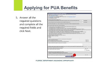 Pandemic Unemployment Assistance Video Tutorial