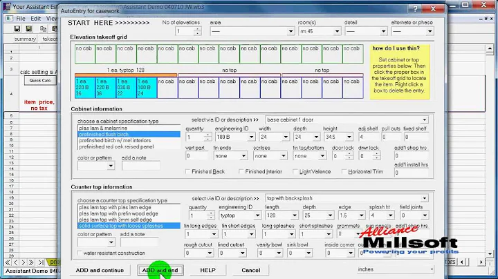 Intro to cabinet and millwork estimating software