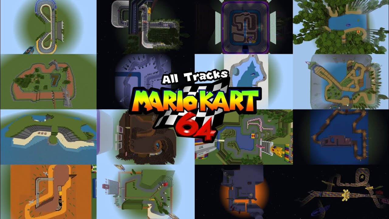 Mario Kart 64 In Minecraft