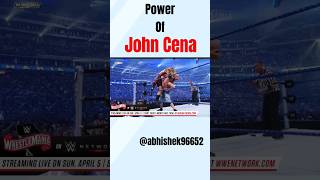 John Cena Power 😎😎 #shorts #wwe #johncena