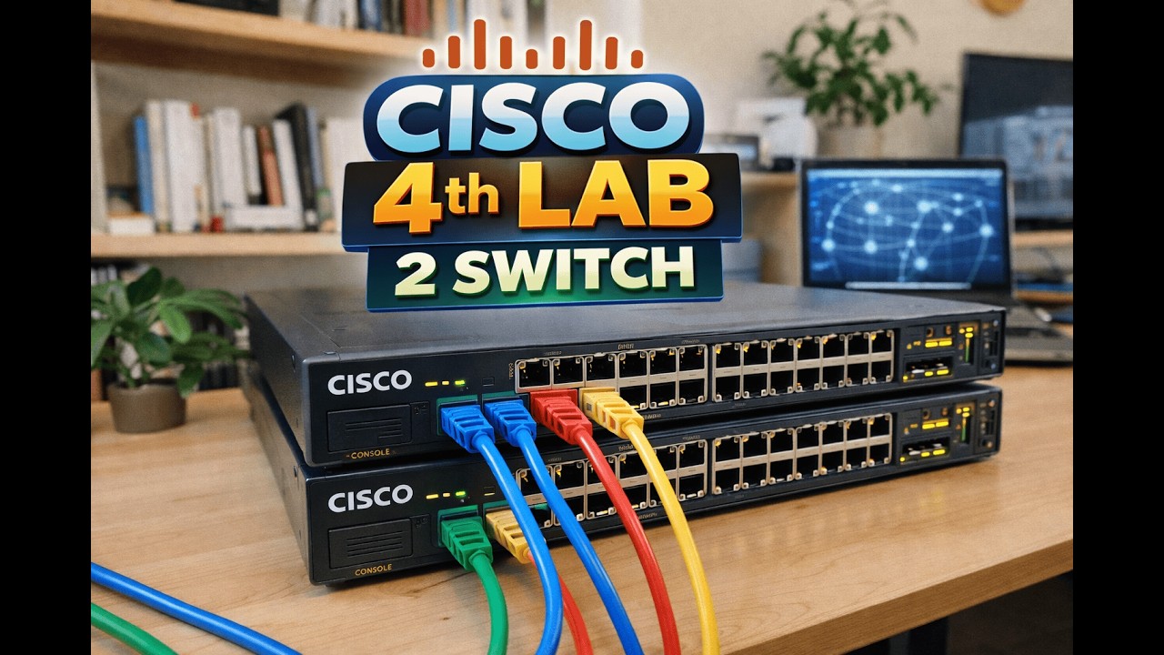Lab Cisco Router Switch Cisco 2 Switch Lab Practical | Complete Networking Setup in Hindi - YouTube