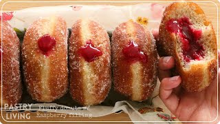 So Soft! Fluffy Yeast Donuts with Raspberry Filling | Jelly Donuts