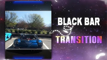 How to make Advanced Black Bar in Alight motion | Cinematic Black Bar Effect Tutorial (2025)