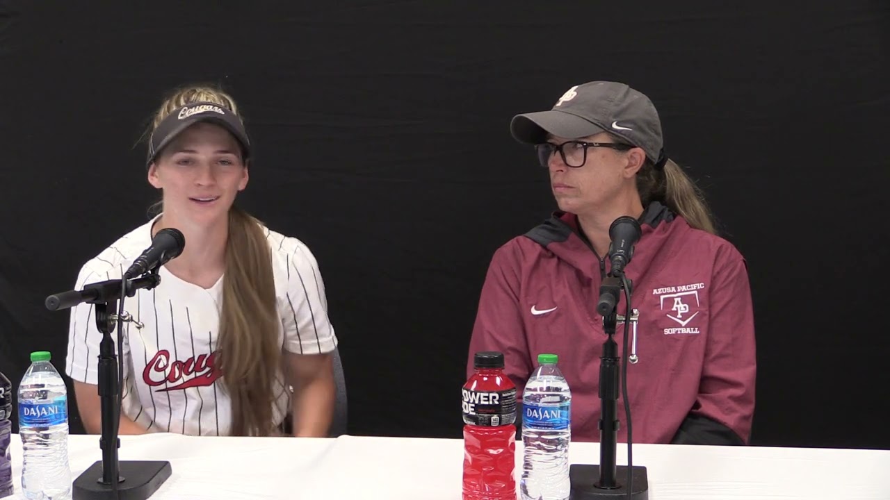 Azusa Pacific Softball Postgame Press Conference NCAA West Region 2 Azusa Pacific Softball Postgame Press Conference NCAA West Region 2
