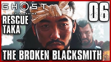 Ghost of Tsushima The Broken Blacksmith Walkthrough Act 1 Rescue Lord Shimura - Rescue Taka PS4 Pro