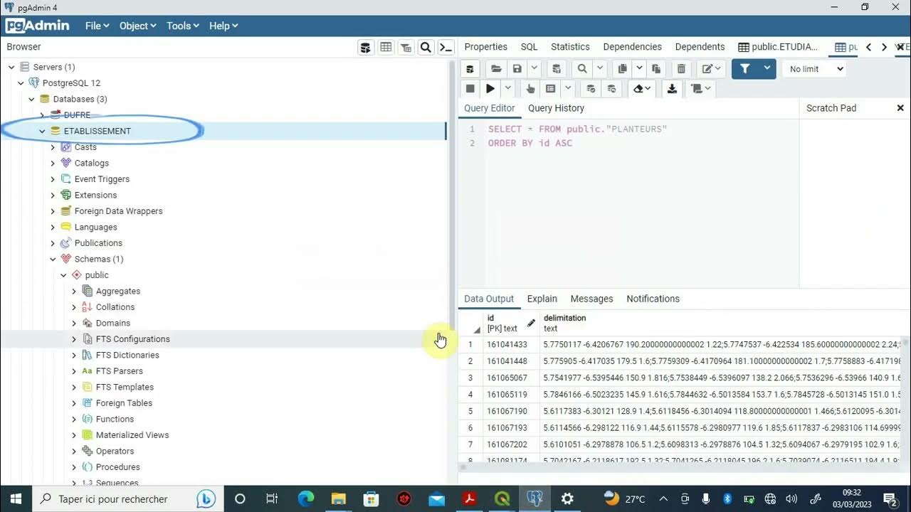 CONNEXION QGIS A POSTGRES - YouTube