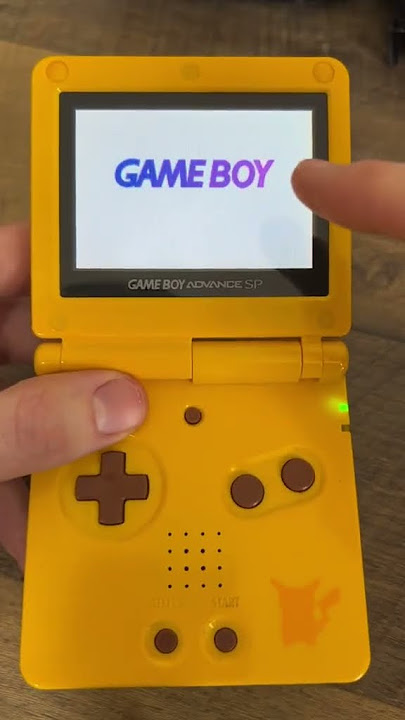 Game Boy Advance SP Is The Best!