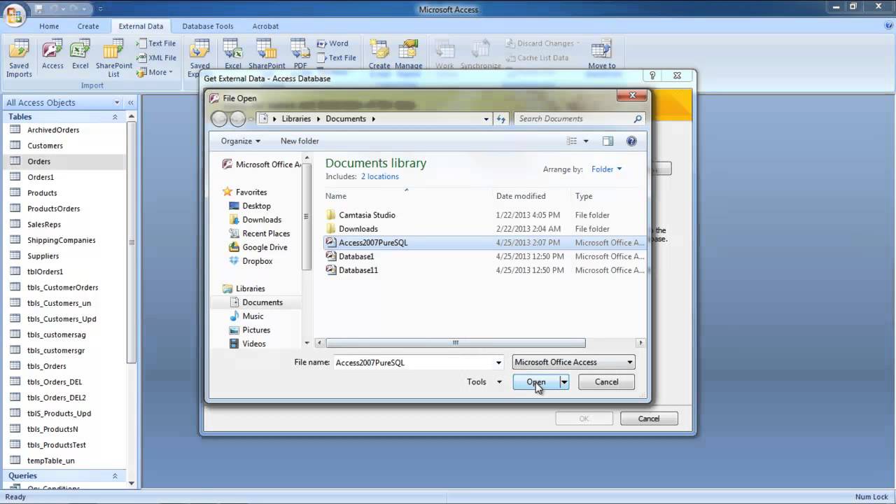 How to Link Tables in Microsoft Access - YouTube