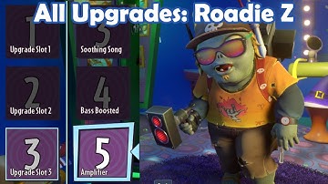 All Upgrades: Roadie Z - Loads of Variants PvZ Gw2 Mod