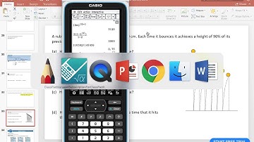 bouncing ball - geometric sequence